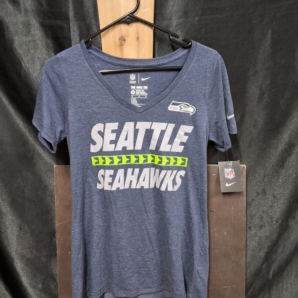 Nike Blue  Seattle  Seahawk Athletic Shirt BRAND NEW W/ TAGS - Picture 1 of 13
